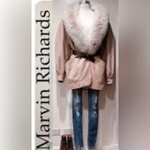 Vintage  J. Percy For Marvin Richards women’s Leather Coat